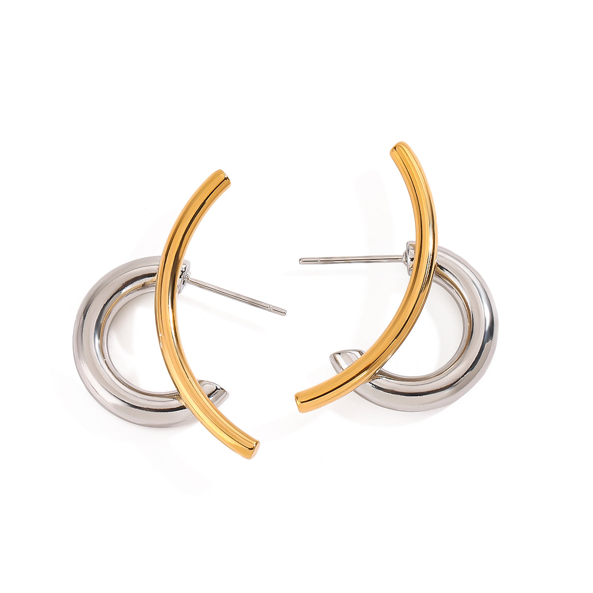 Modern Style Simple Style Commute Geometric 316 Stainless Steel Ear Studs