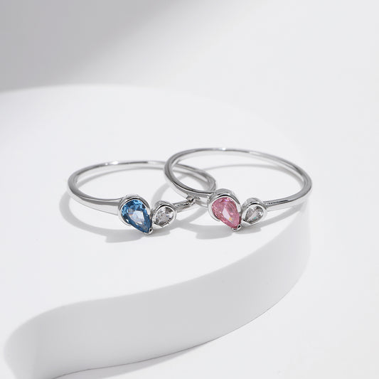 925 Sterling Silver Heart Shape Rings